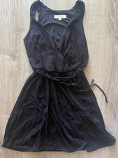 loft black little dress size xs sleeveless, elastic waist