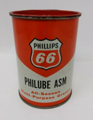 Vintage Phillips 66 Philube ASM All-Season Grease
