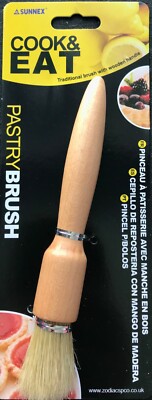 Gebäckpinsel mit Holzgriff und reinen Borsten rund gießen Ei waschen Backen