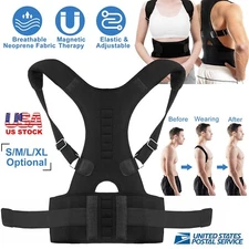 Posture Correction Back Shoulder Corrector Support Brace Belt Therapy Men Women