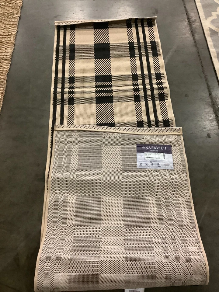 BLACK / BONE 2'-3" x 8'-0" Damaged Rug, Reduced Price 1172675954 CY6201-216-28 - Image 3 of 4