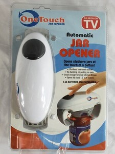 One Touch Automatic Jar Opener New As Seen on TV Battery Operated Open Lids