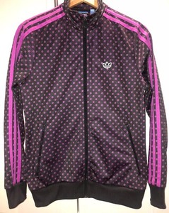 Adidas Originals Firebird Lips Track Jacket Zip Up Lips Purple Black Women S S Ebay