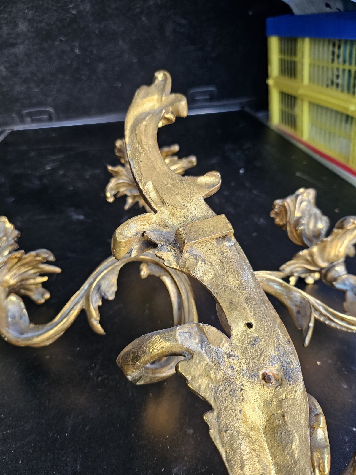 antique brass candle wall sconces eBay