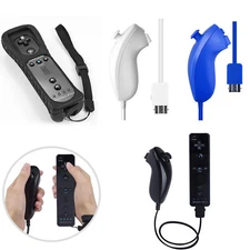 Motion Plus Remote Controller Nunchuck Nunchuk for Nintendo Wii / Wii U Console