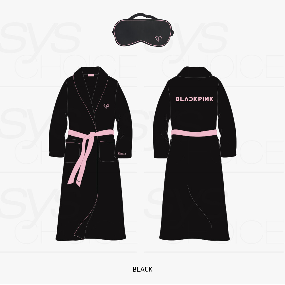 BLACKPINK Official Goods THE ALBUM ROBE & SLEEPING MASK SET +