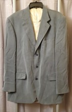 Gorgeous Oscar De La Renta Men Light Olive Blazer - Size 42L