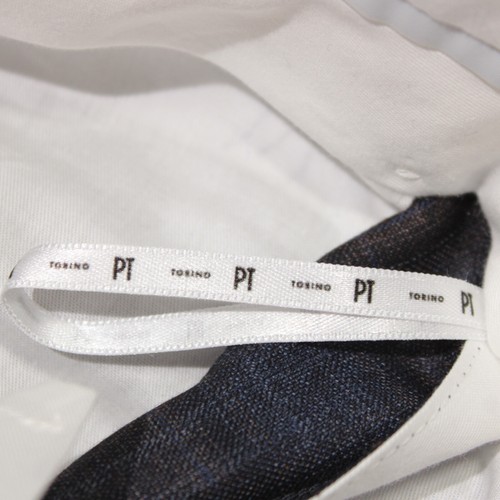 PT Torino NWT Gentleman Fit Dress Pants Size 52 36 US In Brown & Blue Plaid Wool - Picture 15 of 16