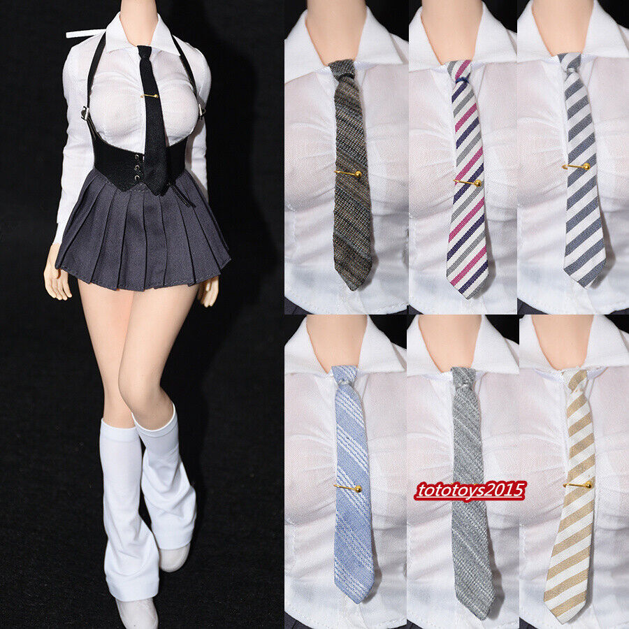 1:6 Necktie Tie Clothes Model Accessories For 12"Female PH TBL Action Figure Bod