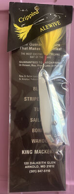 Crippled Alewive 9/0 Chrome