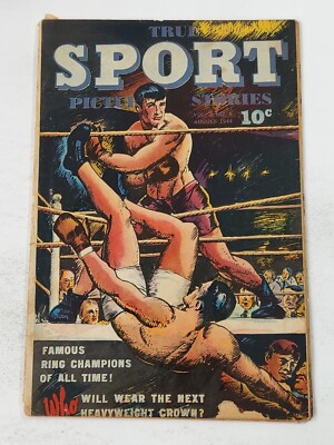 True Sport Picture Stories Vol 2 Issue 8 Street & Smith Golden Age 1944