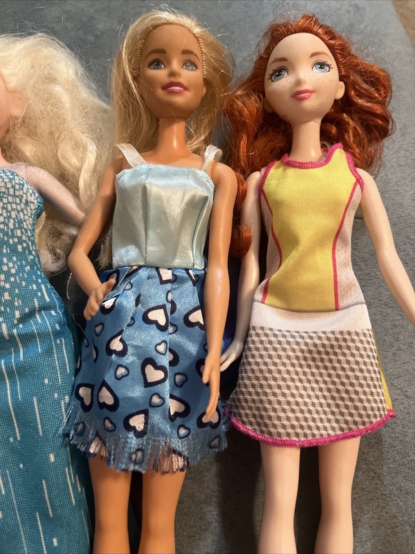 Lot Of 5 Mattel Barbie Dolls | Barbie For Projects | Repair Barbies