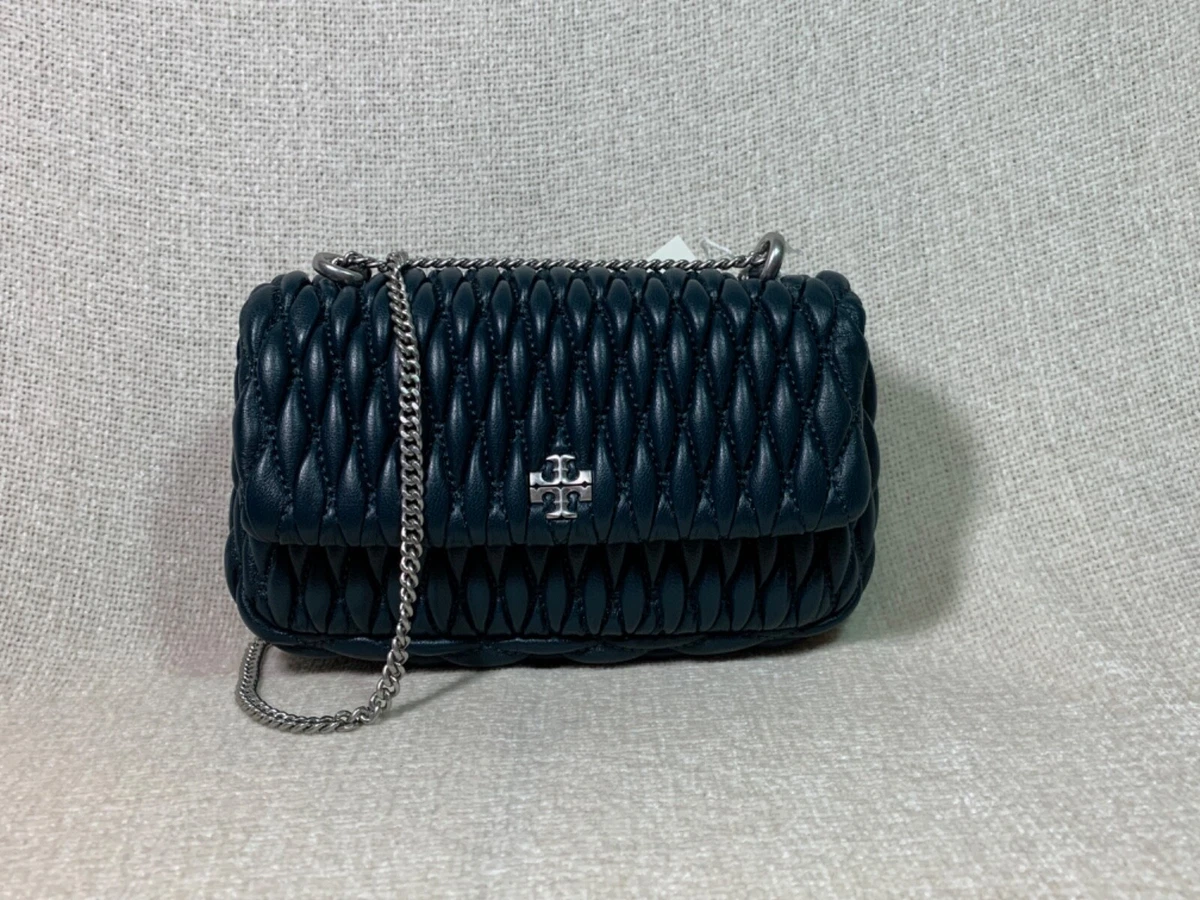 Tory Burch Kira Mini Flap Quilted Leather Shoulder Bag