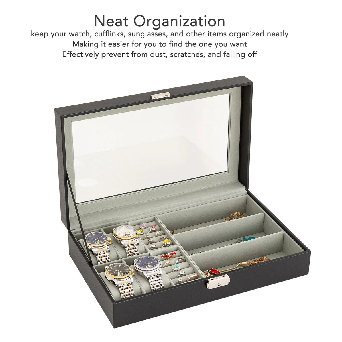 Men's jewelry box hotsell for watches and cufflinks