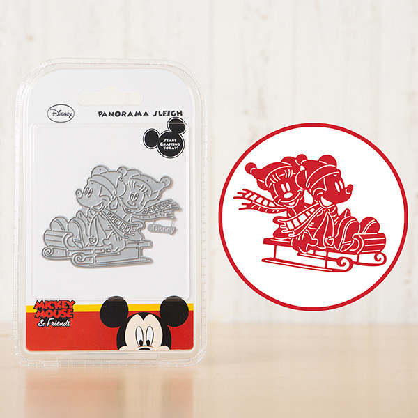 Disney PANORAMA SLEIGH Die From the Vintage Mickey Mouse & Friends Range