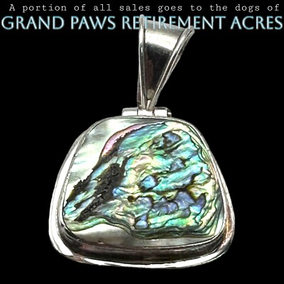 DESIGNER JRI MEXICO STERLING SILVER AND ABALONE SHELL PENDANT | eBay