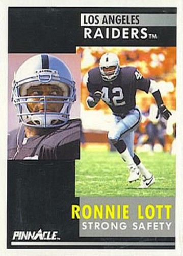 Ronnie Lott #13 1991 Pinnacle card