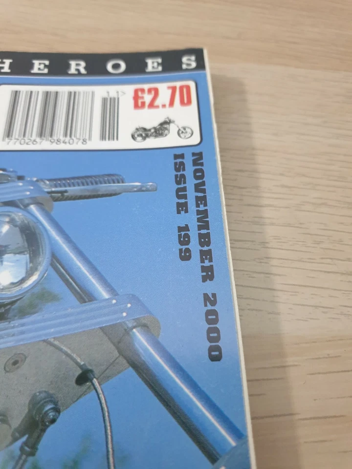 Back Street Heroes Issue 199 Nov 2000 International Custom Motorcycle Magazine - Image 2 of 4