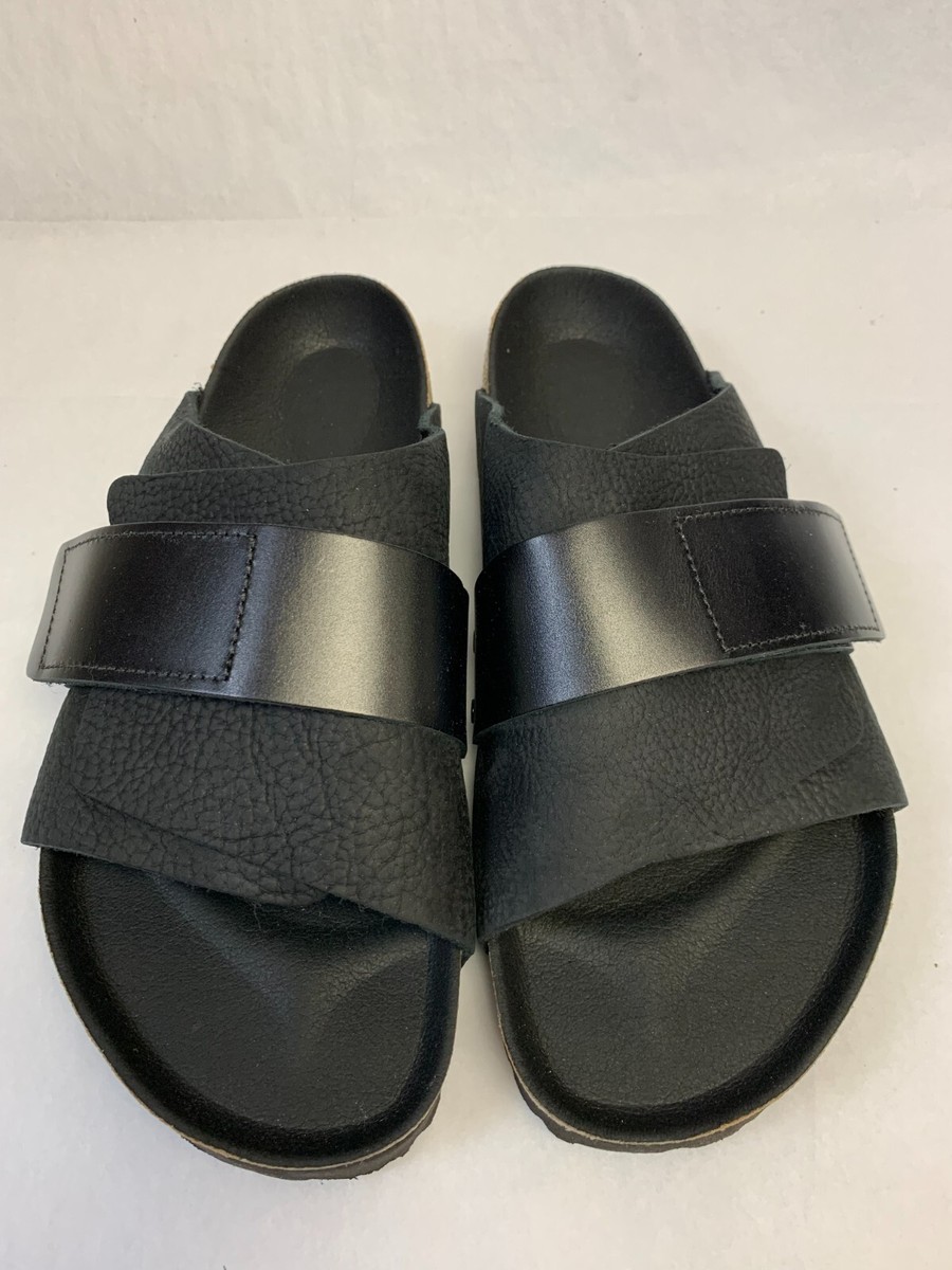 Birkenstock New w/ Box Kyoto Black Nubuck/Birko Flor