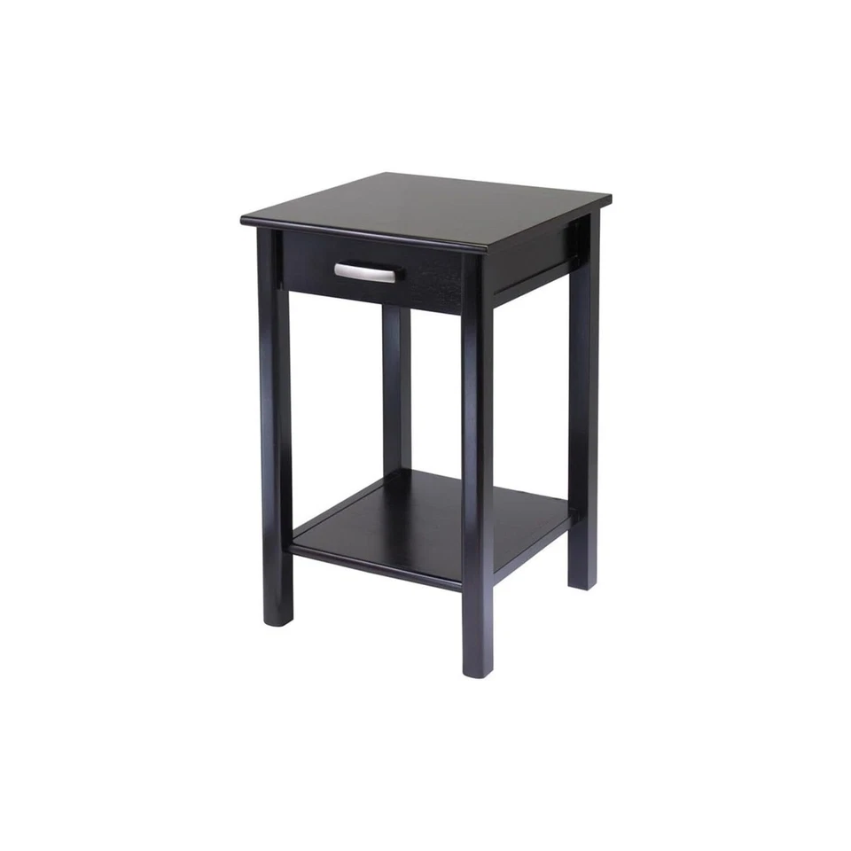 Winsome Wood Liso End Table, Espresso Brown Wood - Image 3 of 4