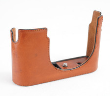 - EX 5 Leica Genuine Cognac Leather Half Case Protector For Q3 19652