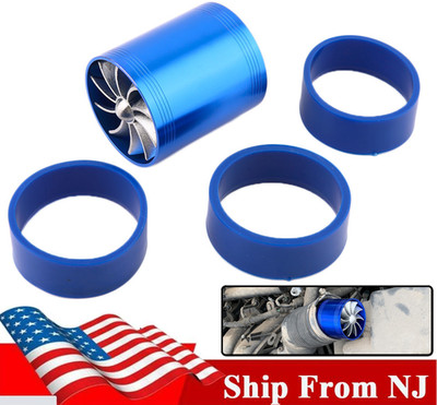 2.5-3.0'' Turbine Turbonator air Intake Dual Propellers Peformance Fan