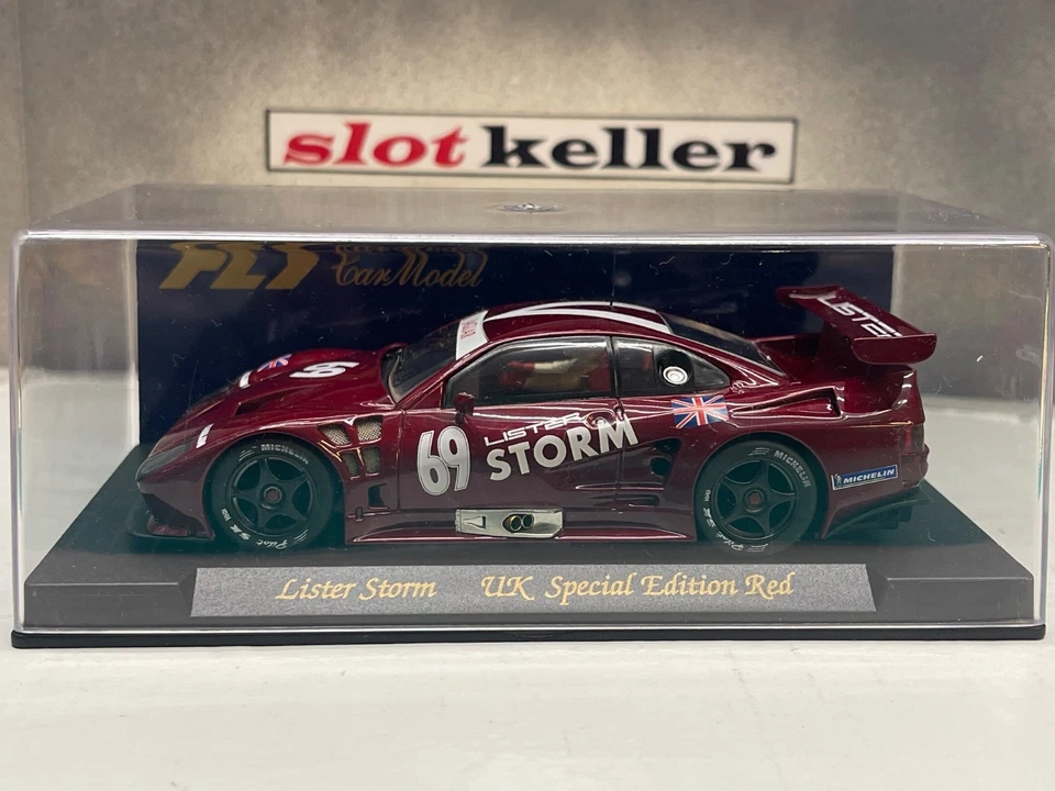 FLY Slotcar * LISTER STORM * UK Special Edition Red * Ref. E101 - Bild 3 von 3