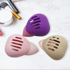 4-piece silicone beauty sponge storage bag wi...