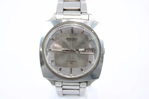 Vintage Seiko Square Case Watch 7006-7120 Automatic UNTESTED