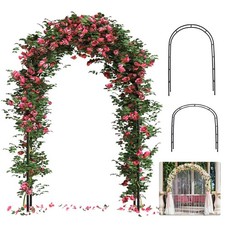 Thickened 0.7mm Tube Garden Arch Trellis, 4.6 7.8 or 6.4 without base