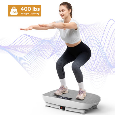 MERACH Vibration Plate Power Fitness Platform Whole Body Workout Speed Control