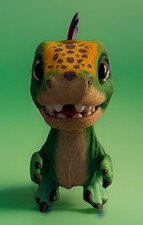 Fur Real Friends Interactive Munchin T-Rex Moving Baby Dinosaur Pet By Hasbro.