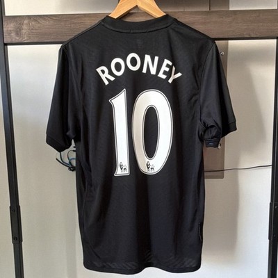 マンチェスター・ユナイテッド ROONEY 10番シャツ Manchester United 09/10 Rooney #10 Soccer Jersey Black Blue