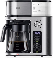 Braun MultiServe Plus 10-Cup Drip Coffee Maker - Hot & Cold Multi-Serve Brewer w