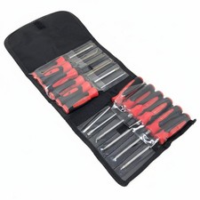 SGMINI12AR Snap-On Mini Pic, Screwdriver & Torx Set - Red - 12 pc