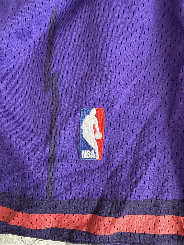 MEN’S Adidas NBA HWC TORONTO RAPTORS SWINGMAN RETRO SHORTS SZ 2XL - PURPLE - Image 4 of 4