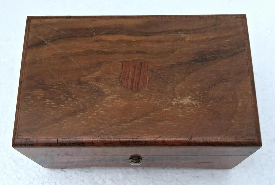 Musikdose Holz, 4 Melodien , Spieluhr, SW 52-er Thorens, Mel: "Santa Lucia" u.a. - Bild 2 von 4