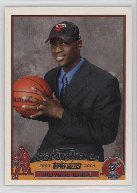 2003-04 Topps Draft Pick Dwyane Wade #225 HOF
