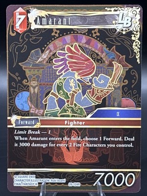 Final Fantasy TCG - Amarant LB - 26 - 124R - Gunslinger In The Abyss