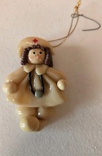 Debbie Cooper Nurse Ornament Resin Figural Christmas Tree Ornament Decor