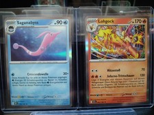 Pokemon TCG Karte HOLO - LOHGOCK 042/182 + SAGANABYSS 056/182 - Ewige Rivalen