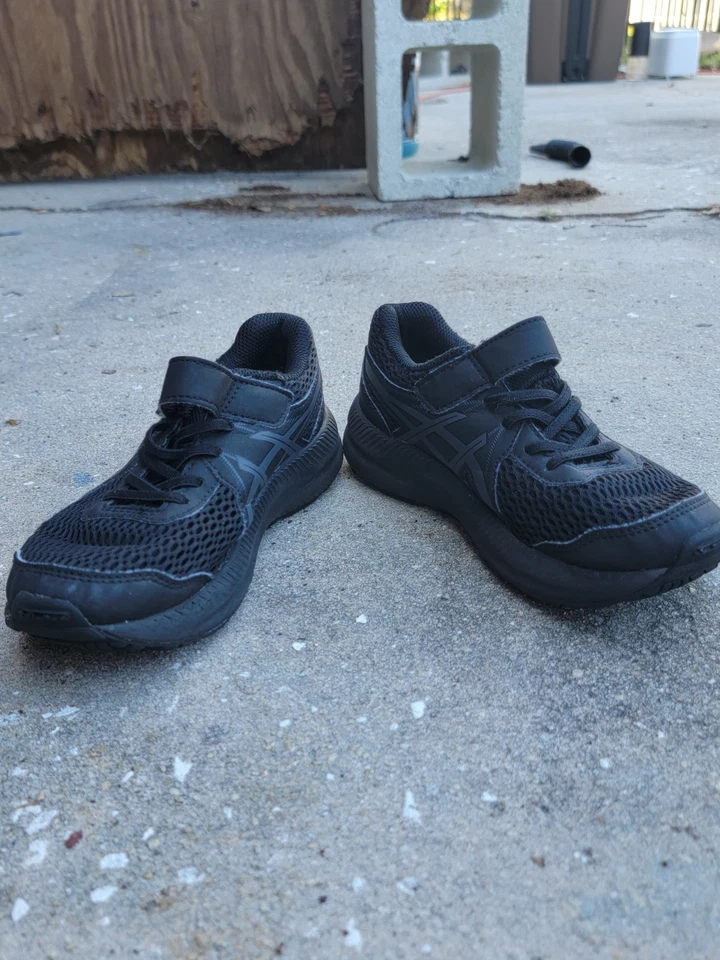 Asics Contend 7 PS Negro Gris Juvenil Talla 1 #P3 Foto 4 de 4