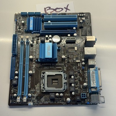 ASUS P5G41T-M LX PLUS Motherboard Core 2 Quad Q8200 4GB RAM, IO Shield # 2181