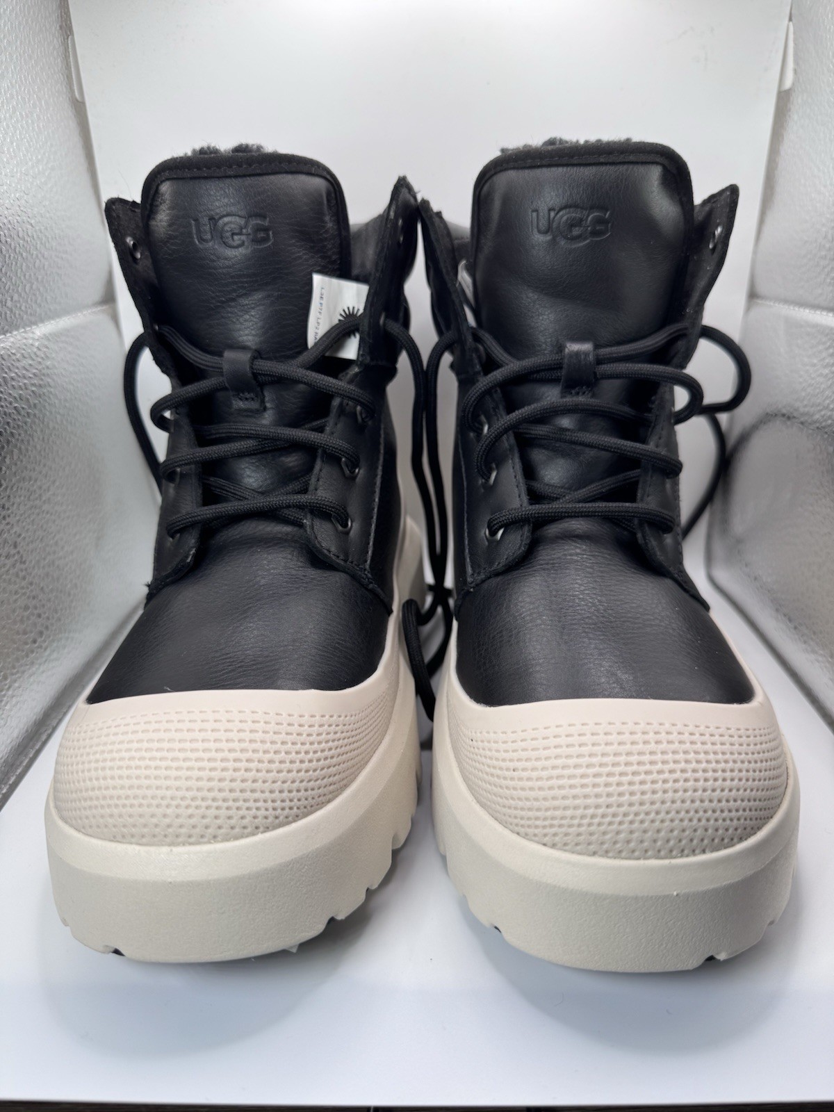&rsquo;s Leather Boots Black/birch