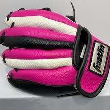 Franklin RTP ready To Play Tee-ball 8.5N Glove. Right Hand Throw. Pink White Blk