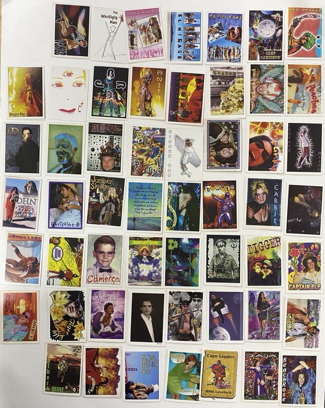 BURNING MAN 2000 - 54 TRADING Card LOT  - Genuine - Gigsville