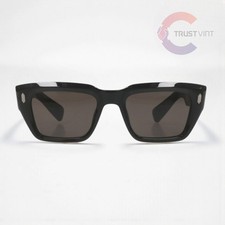 AMIRI HOLLYWOOD Side Quad Logo Black Silver 53□21-145 Sunglasses Used w/Case