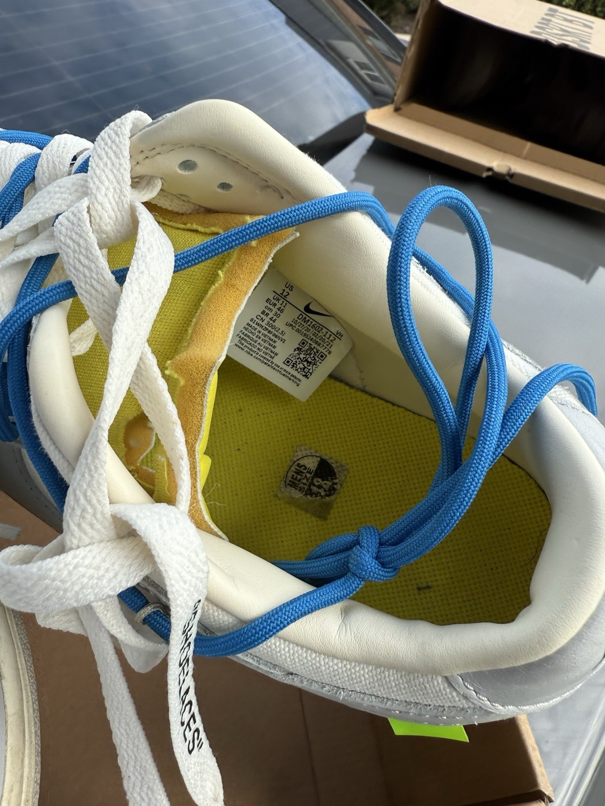 OFF WHITE X NIKE Taglia 10 Nike Off White x Dunk Low Lotto 10 di 50