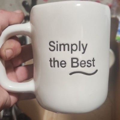 Herbalife Nutrition Ceramic Mug 16 fl oz White ''Simply the Best''