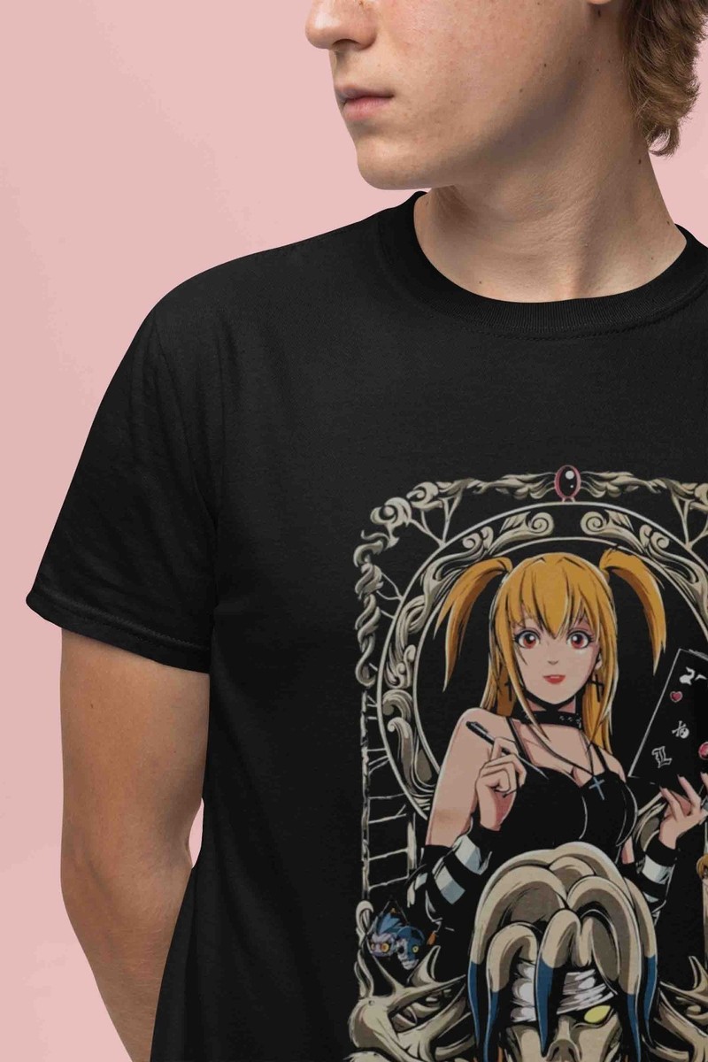Death Note Tshirt Misa Shirt Rem Top Kira T-Shirt L Ryuk Manga
